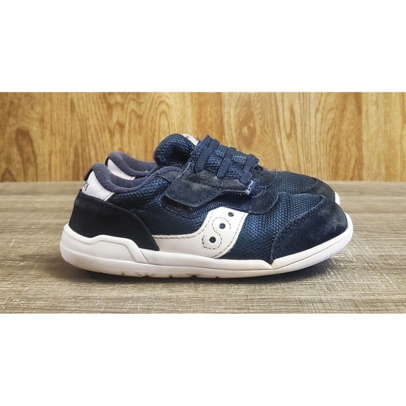 Saucony Jazz Riff Shoes Youth Size 10.5 XW Navy - Picture 1 of 11